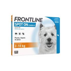 FRONTLINE Spot-on chiens 2-10kg 4 pipettes