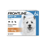 FRONTLINE Spot-on chiens 2-10kg 6 pipettes