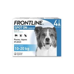 FRONTLINE Spot-on chiens 10-20kg 4 pipettes