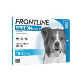FRONTLINE Spot-on chiens 10-20kg 6 pipettes