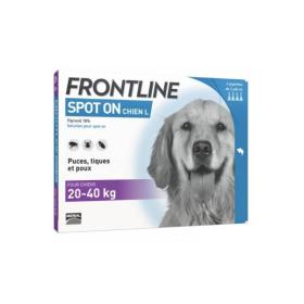 FRONTLINE Spot-on chiens 20-40 kg 4 pipettes