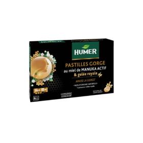 URGO Humer gorge au miel de manuka actif gelée royale 16 pastilles