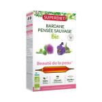 SUPER DIET Bardane pensée sauvage bio 20 ampoules