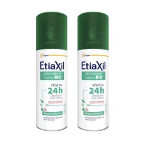 ETIAXIL Déodorant végétal 24h bio lot 2x100ml