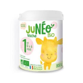 JUNÉO Lait de vache bio 1er âge 0 à 6 mois 800g