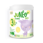 JUNÉO Lait de chèvre bio 3ème âge 10 à 36 mois 800g