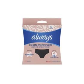 ALWAYS Culotte menstruelle hipster noir taille M