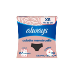 ALWAYS Culotte menstruelle hipster noir taille XS