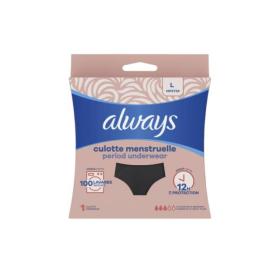 ALWAYS Culotte menstruelle hipster noir taille L