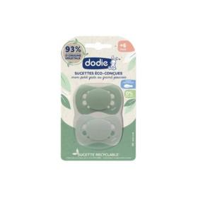 DODIE 2 sucettes éco-conçue bleu +18 mois