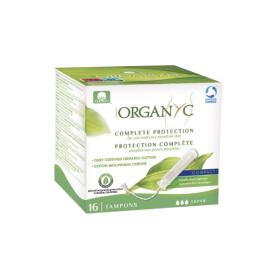 ORGANYC Protection complète 16 tampons super avec applicateur