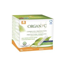 ORGANYC Protection complète 16 tampons super plus avec applicateur