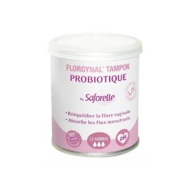 SAFORELLE Florgynal 12 tampons normal lactobacilles