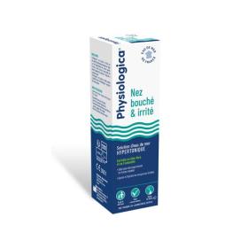 GIFRER Physiologica solution d'eau de mer hypertonique nez bouché et irrité 30ml