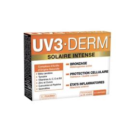 LES 3 CHÊNES UV3 derm solaire intense 30 comprimés