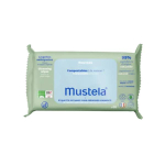 MUSTELA 60 lingettes nettoyantes à l'eau avec parfum