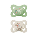 MAM 2 sucettes original nature lapin et cerf 2-6 mois