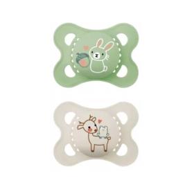 MAM 2 sucettes original nature lapin et cerf 2-6 mois