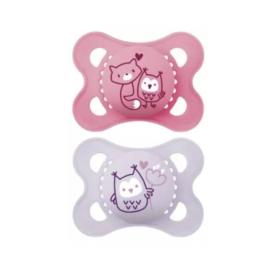 MAM 2 sucettes original nature chat, chouette et hibou 2-6 mois