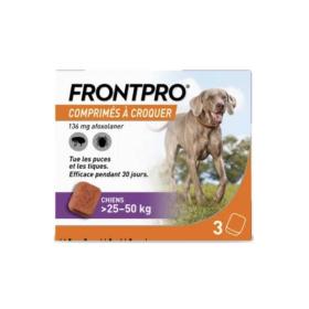 FRONTLINE Frontpro 25-50kg 3 comprimés antiparasitaires