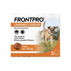 FRONTLINE Frontpro 4-10kg 3 comprimés antiparasitaires