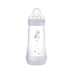 MAM Biberon easy start violet 4 mois et + débit 3 320ml