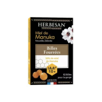 HERBESAN 30% miel de Manuka 12 billes fourrées IAA 10+