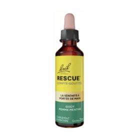 RESCUE Bach compte-gouttes goût pomme menthe 20ml