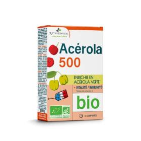 3 CHÊNES Acérola 500 bio 30 comprimés