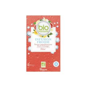 NUTRISANTÉ Vitavea infusion froide saveur pamplemousse fleur d'oranger détox bio 20 sachets