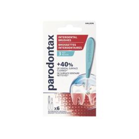 PARODONTAX 6 brossettes interdentaires ISO 3 0,6mm