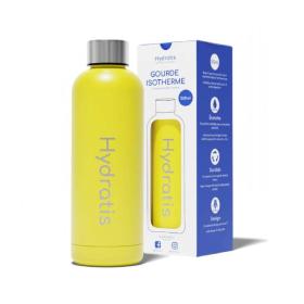 HYDRATIS Gourde isotherme jaune 500ml