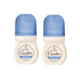 CAVAILLÈS Absorb+ 48H déodorant anti-traces roll-on lot 2x50ml