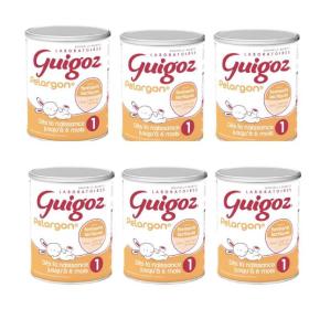 GUIGOZ Pelargon 1er âge lot 6x800g