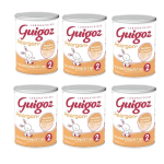 GUIGOZ Pelargon 2ème âge lot 6x800g