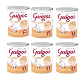 GUIGOZ Pelargon 2ème âge lot 6x800g