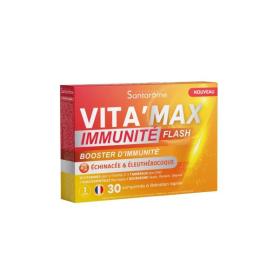 SANTAROME Vita'max booster immunité flash 30 comprimés