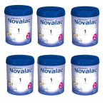 NOVALAC 1er âge lot 6x800g