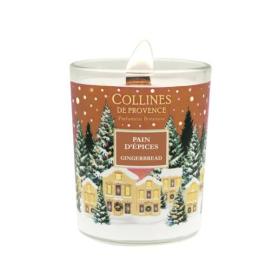 COLLINES DE PROVENCE Bougie de noël pain d'épices 75g