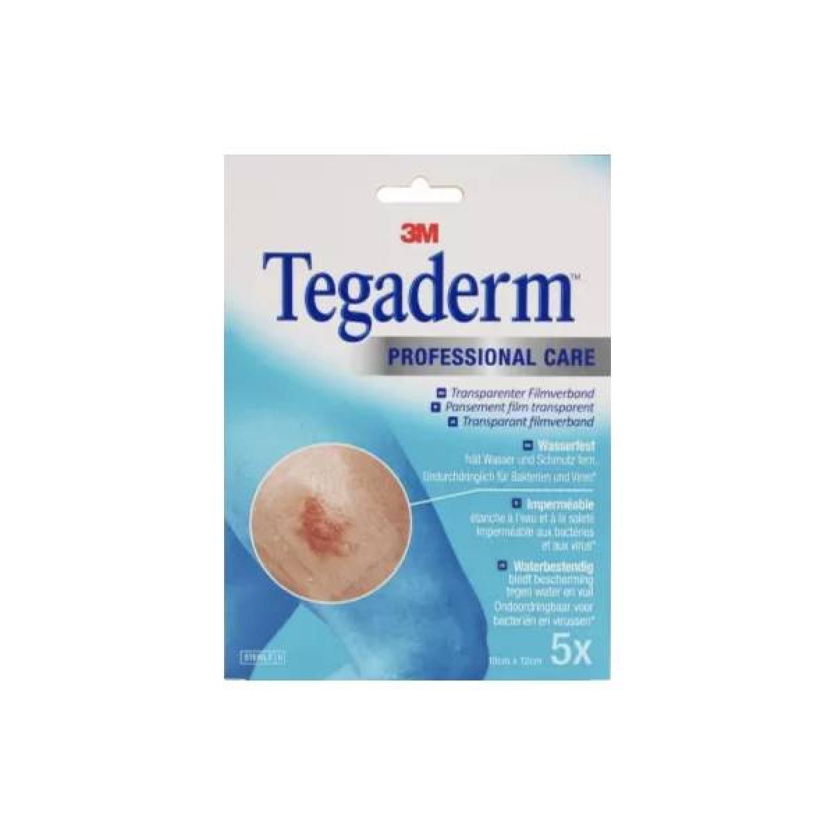 3M TEGADERM FILM Pansement 10x12cm | 5 pièces main image 1