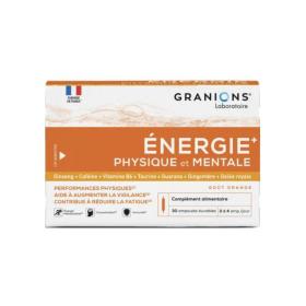 GRANIONS Énergie physique et mentale 30 ampoules