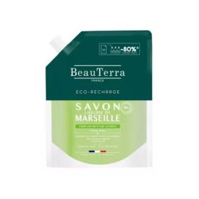 BEAUTERRA Savon liquide de Marseille menthe citron éco-recharge 900ml