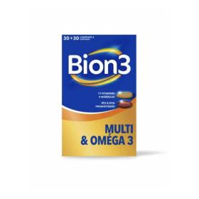 BION 3 Multi & oméga 3 30 comprimés + 30 capsules