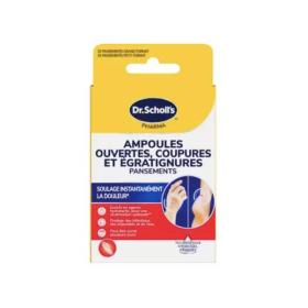 SCHOLL Ampoules ouvertes coupures et égratignures 6 pansements
