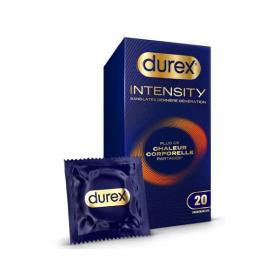 DUREX Intensity sans latex chaleur corporelle partagée 20 préservatifs