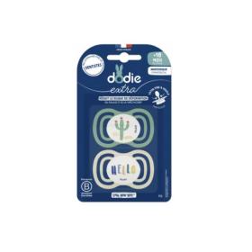 DODIE Extra +18 mois F5 cactus/hello 2 sucettes