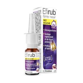 LES 3 CHÊNES Efirub spray nasal nez bouché 30ml