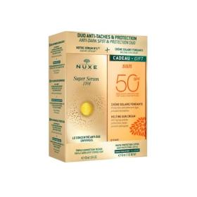 NUXE Super sérum [10] 30ml + Sun crème solaire fondante visage SPF 50 50ml offerte
