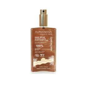 ALPHANOVA Organic sun huile sèche scintillante bio 100ml