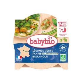 BABYBIO Légumes verts panais boulghour +12 mois 230g